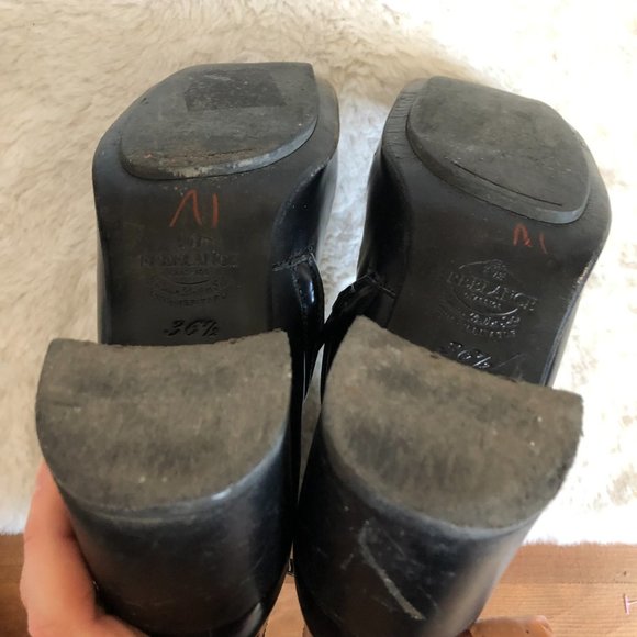 Freelance classic genuine leather soles square toe bootie size 36.5 US 6 - Picture 11 of 14